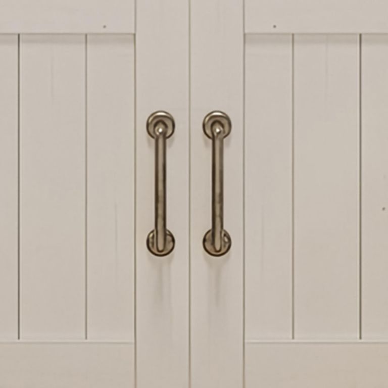 Greystone Reclaimed Wood Open Bookcase - Large - 2 Door