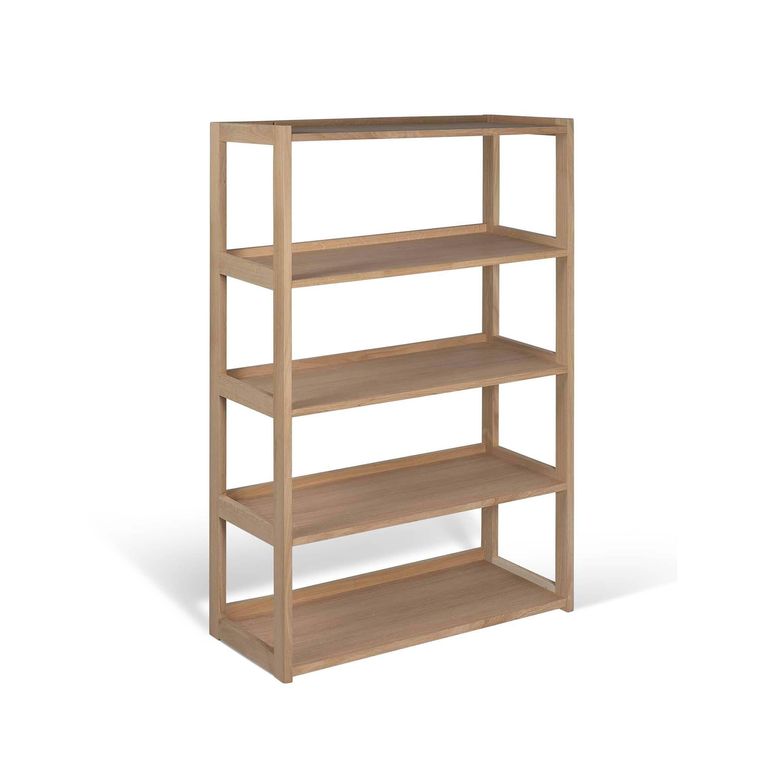 Hambledon 5 Tier Bookshelf Natural Oak