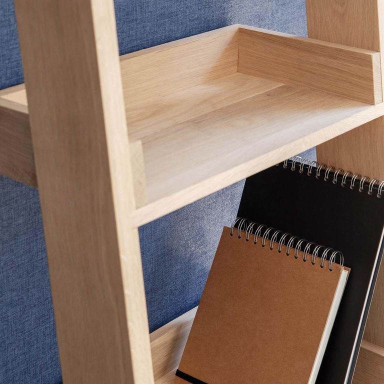 Hambledon Shelf Ladder 5 Tier Natural Oak