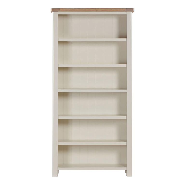 Hayley Bookcase - Large - Oak and White