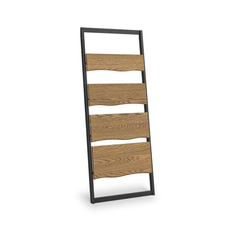 Jersey Bookcase - Ladder Industrial Style - Oak