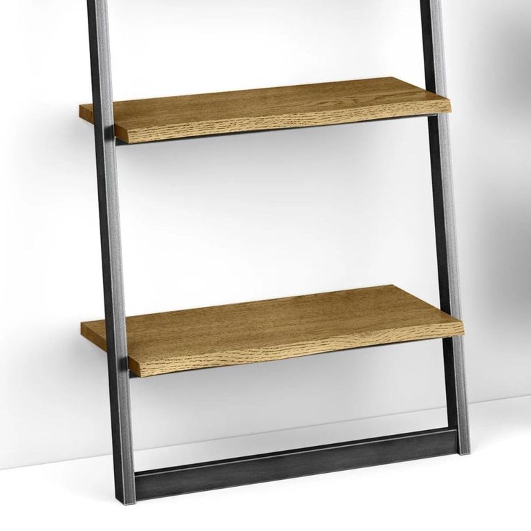 Jersey Bookcase - Ladder Industrial Style - Oak
