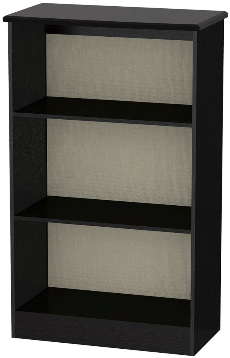 Knightsbridge Black Bookcase