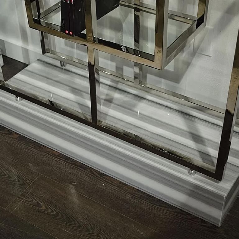 Kubo Etagere - Marble and Glass Shelving Unit - Variation Available