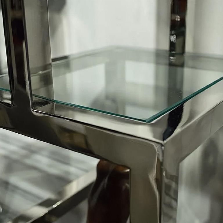 Kubo Etagere - Marble and Glass Shelving Unit - Variation Available