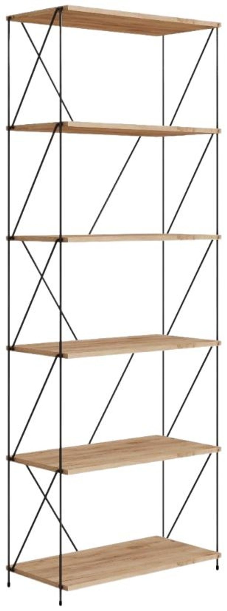 Lewis Wotan Oak Tall Bookcase Storage Unit