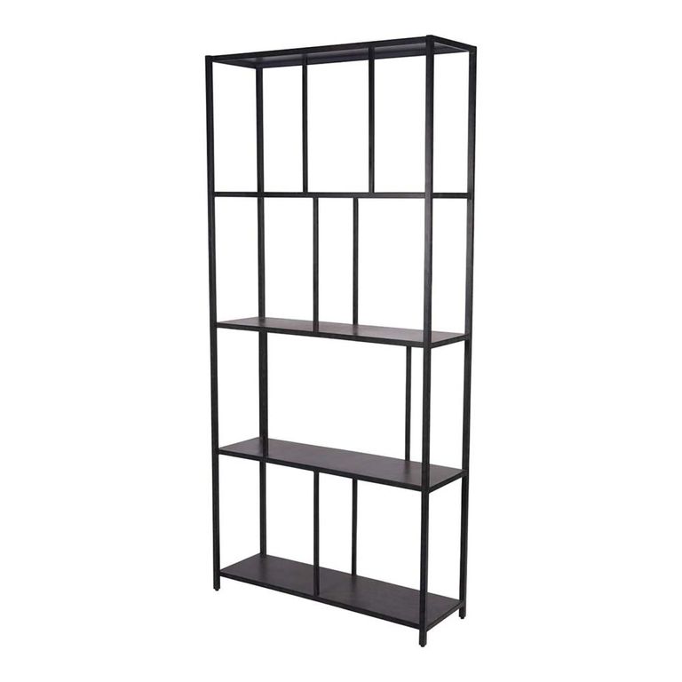 Brooks Shelving Unit - Mottled Black Metal - Tall