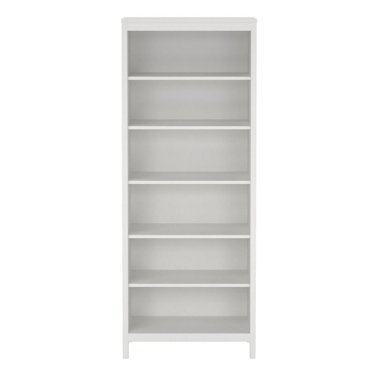 Madrid White Bookcase