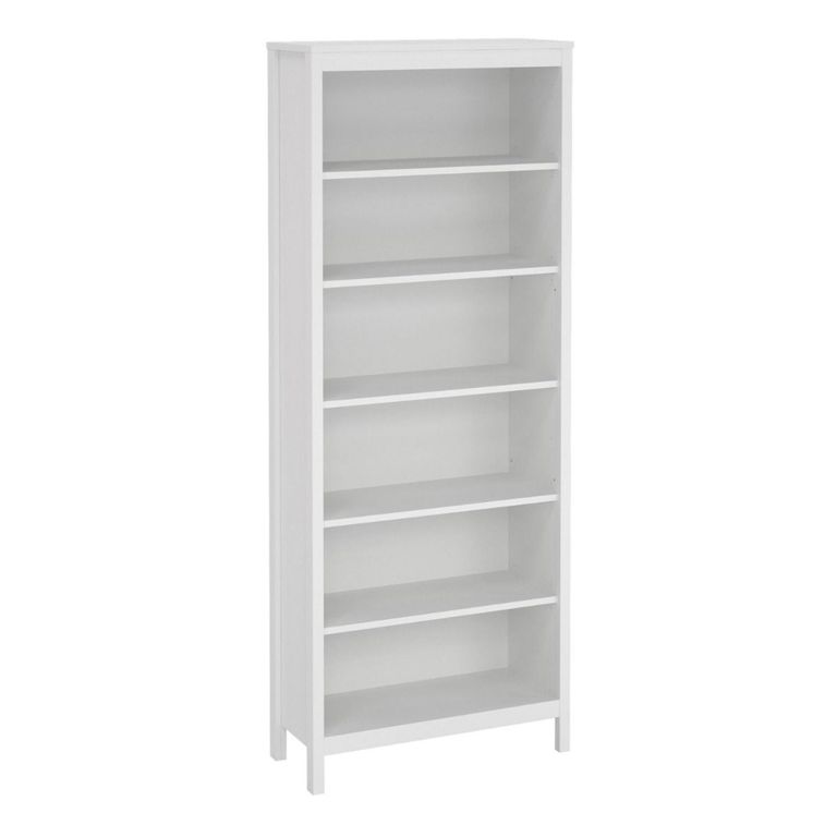Madrid White Bookcase