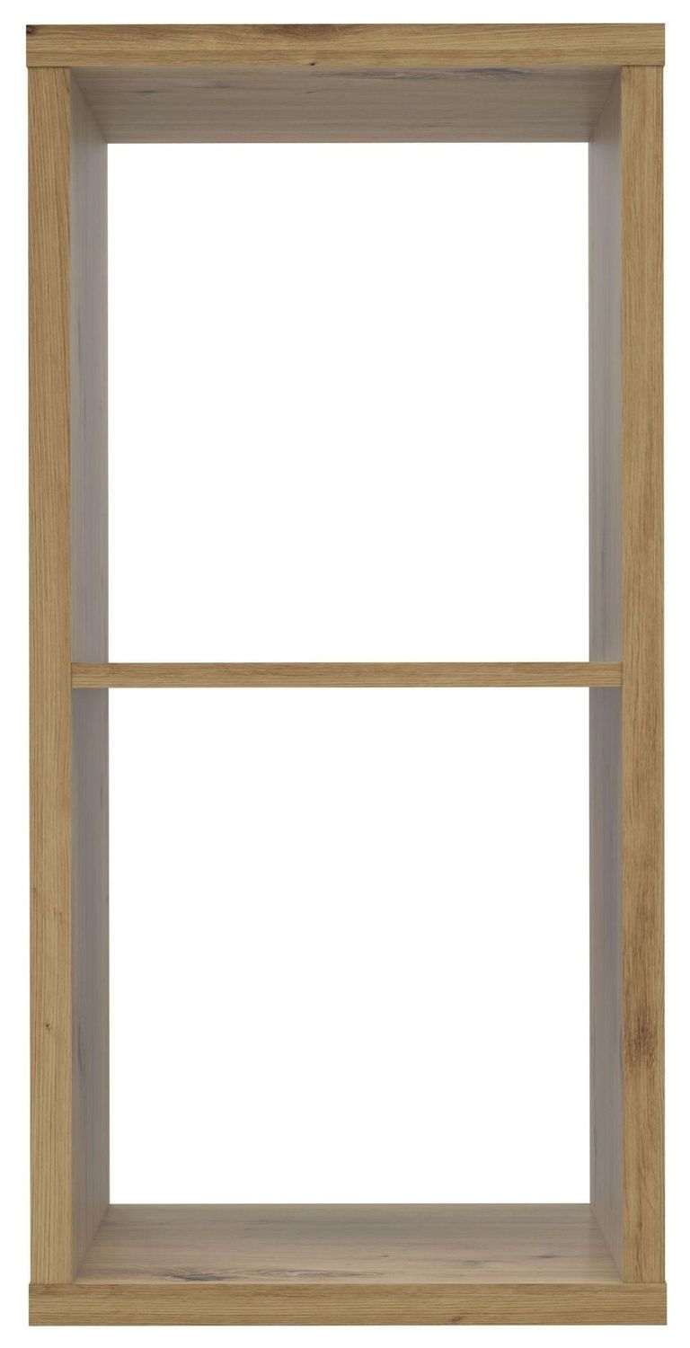 Mauro Artisan Oak Effect 2 Open Shelving Unit