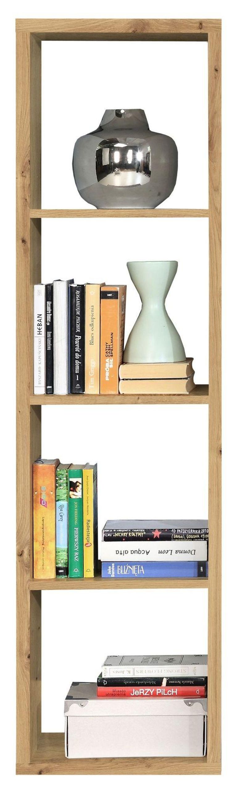 Mauro Artisan Oak Effect 4 Open Shelving Unit
