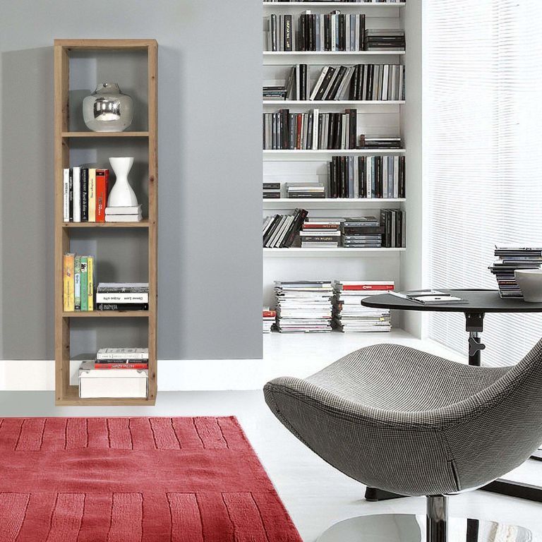 Mauro Artisan Oak Effect 4 Open Shelving Unit