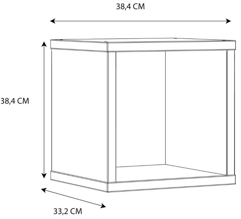 Mauro Artisan Oak Effect Single Open Cube