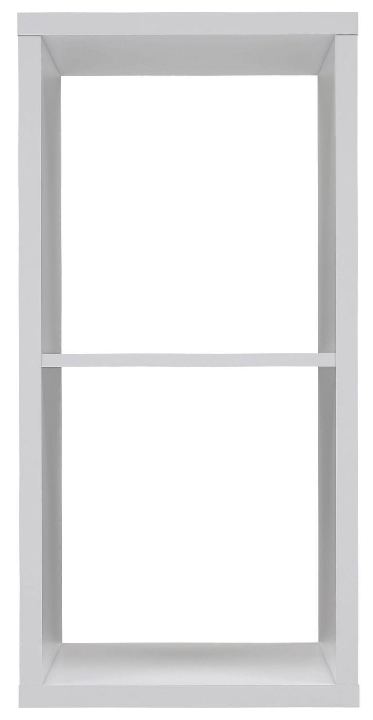 Mauro Matt White 2 Open Shelving Unit