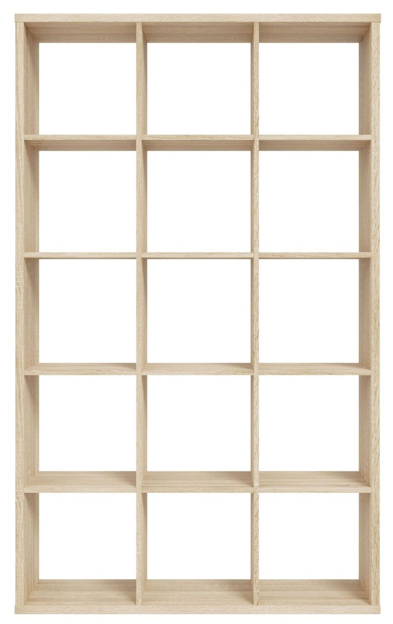 Mauro Sonoma Oak Effect 15 Open Shelving Unit