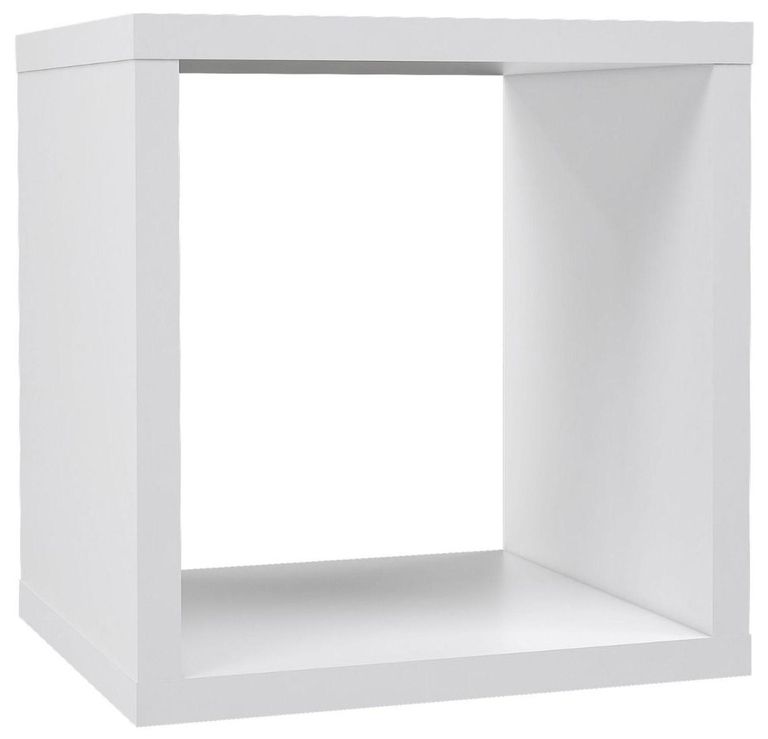 Mauro White Gloss Single Open Cube