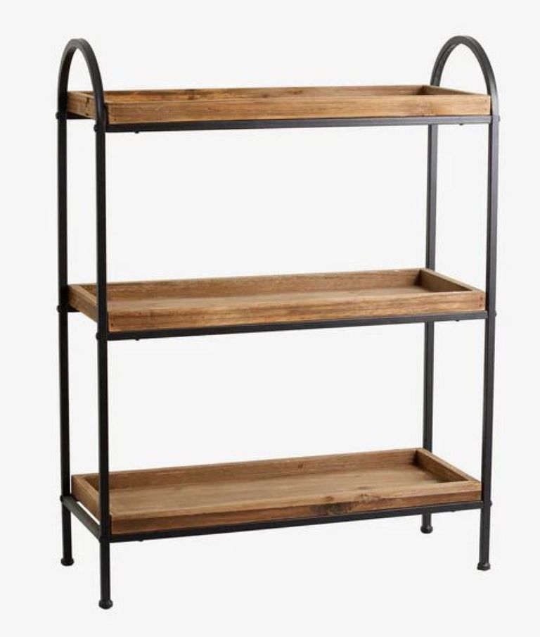 Patna Wood Open Shelving Rack