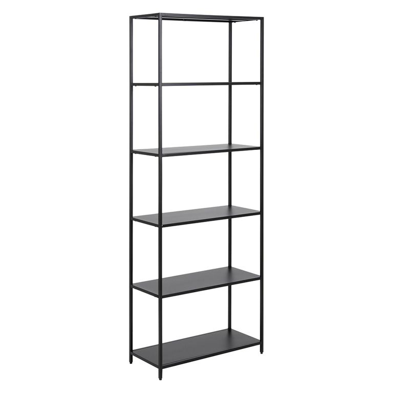 Newcastle Shelving Unit - Open - Tall - Black