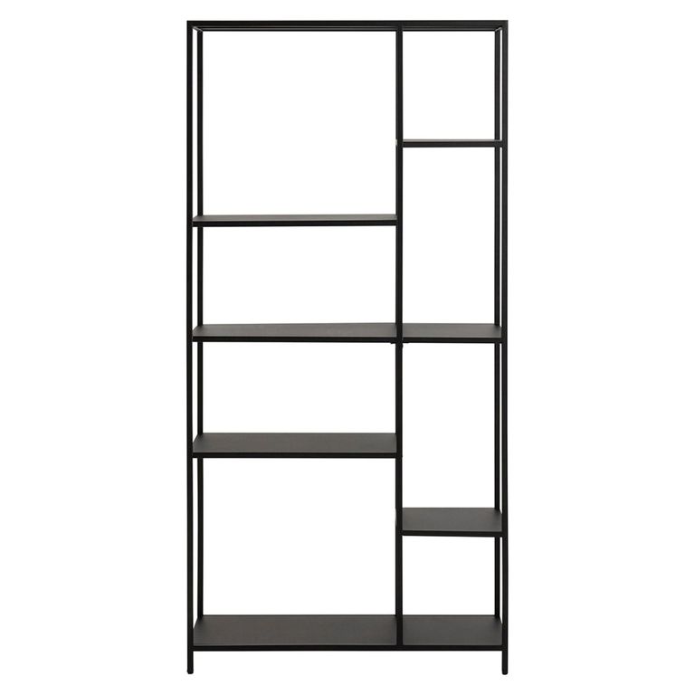 Newcastle Shelving Unit - Open - Wide - Black