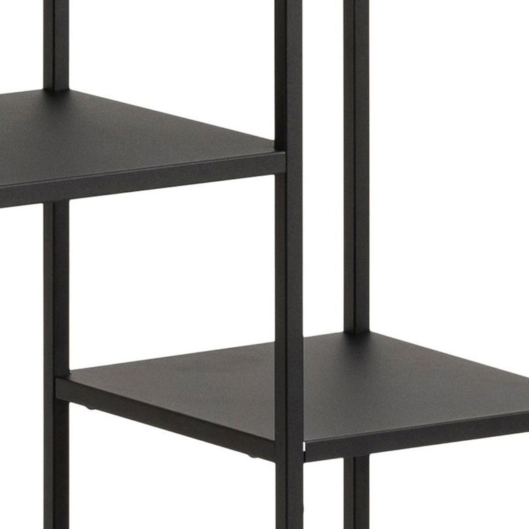 Newcastle Shelving Unit - Open - Wide - Black
