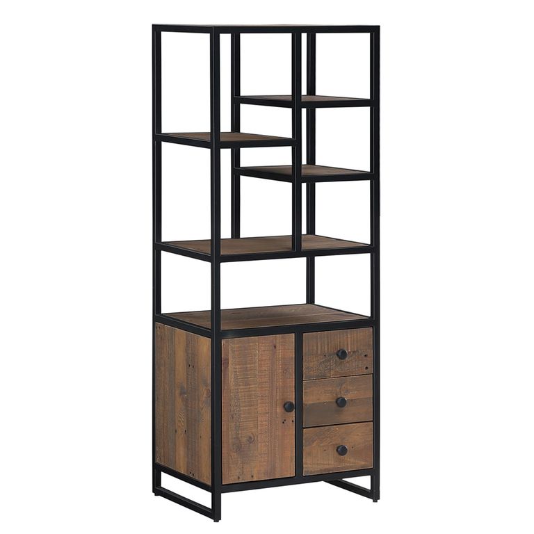 Ooki Modular Reclaimed Wood Bookcase - Tall