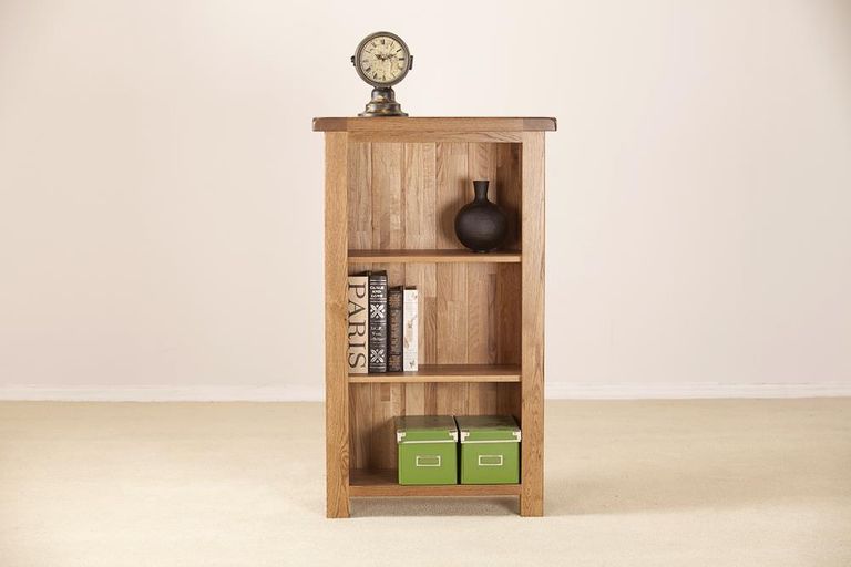 Originals Rustic Oak Low Bookcase