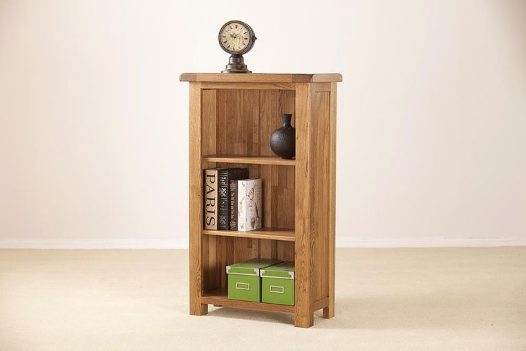 Originals Rustic Oak Low Bookcase