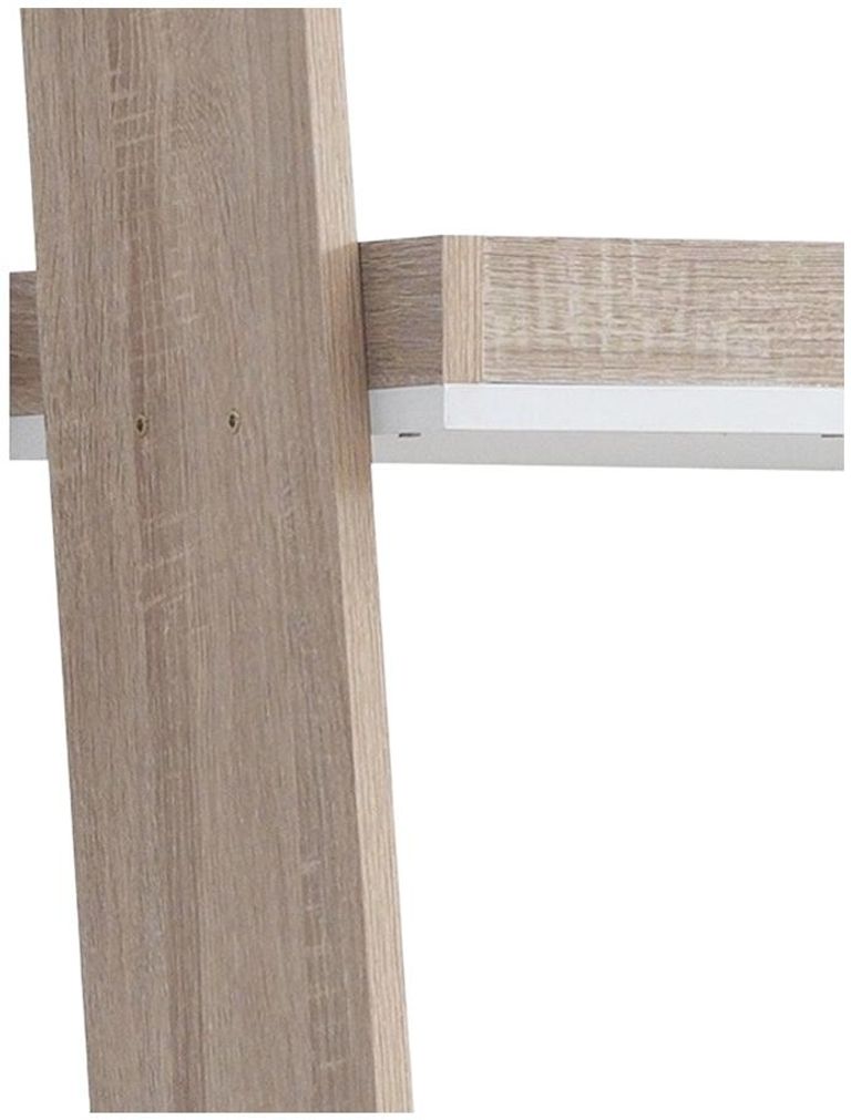 Perce White Drawer Ladder Open Bookcase