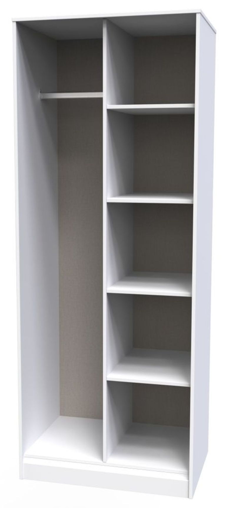Pixel White Bookcase