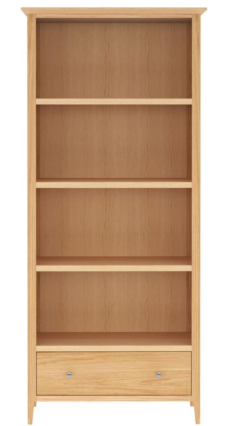 Selene Oak Large Bookcase