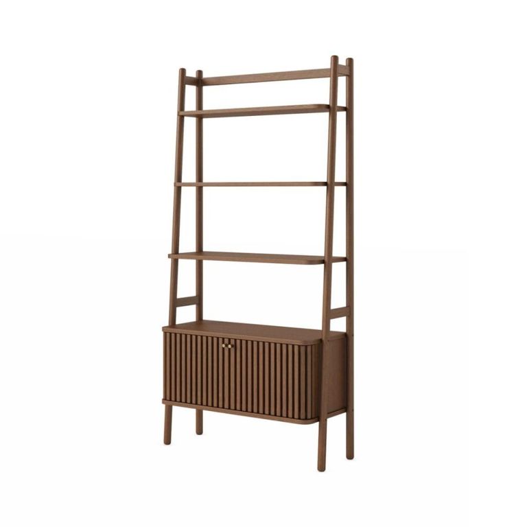 Soho Bookcase - 2 Door - Slatted - Dark Oak
