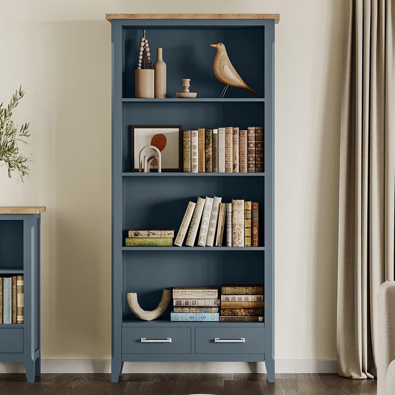 Signature Blue Bookcase - Tall