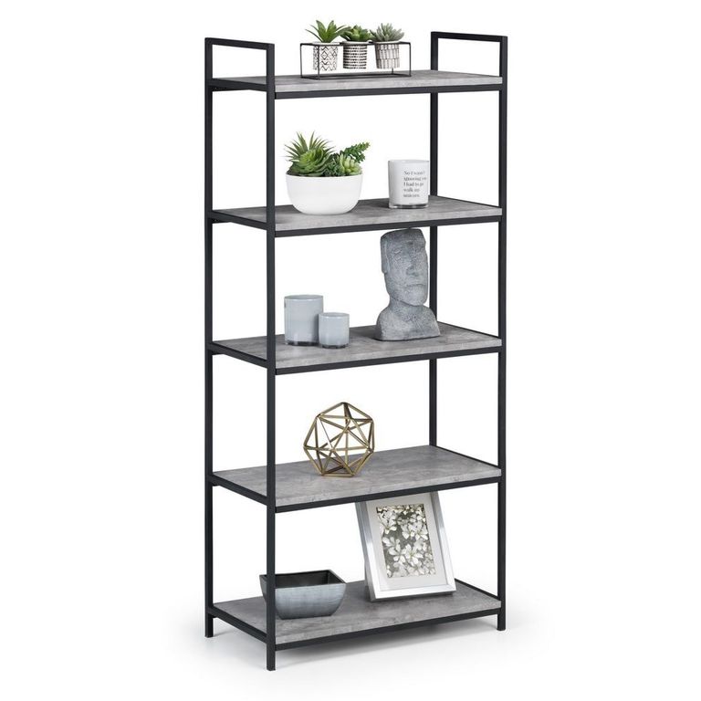 Staten Tall Bookcase - Concrete
