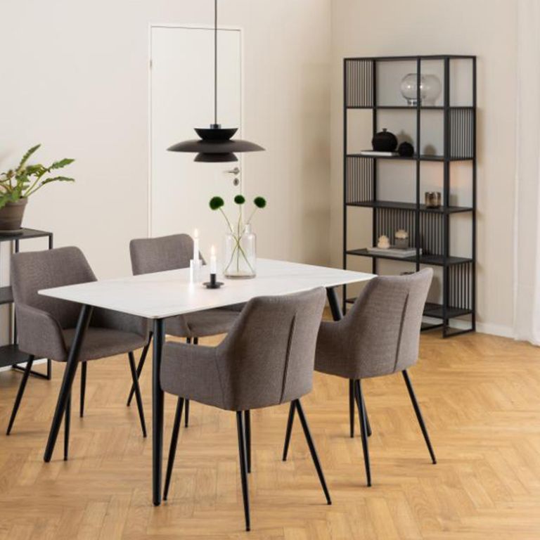 Strington Bookcase - Black Marble Effect