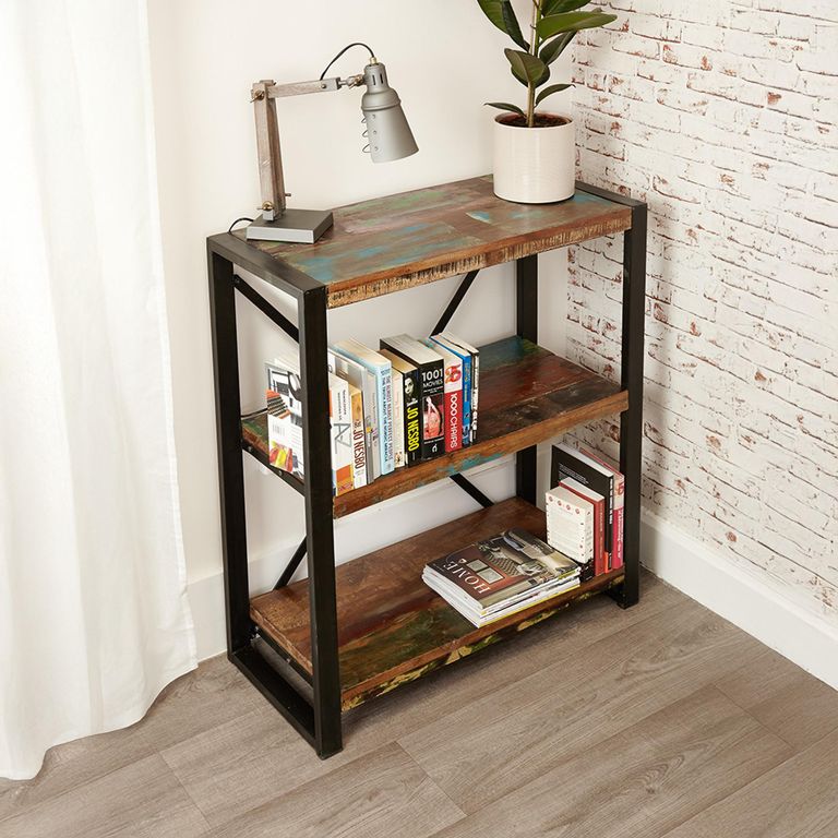 Urban Chic Reclaimed Bookcase - Low
