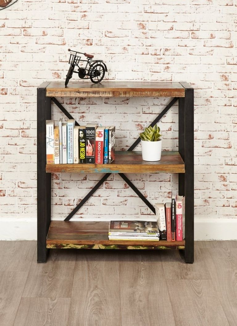 Urban Chic Reclaimed Bookcase - Low