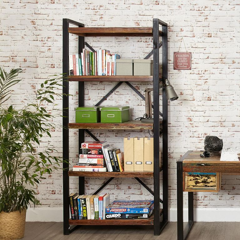 Urban Chic Reclaimed Bookcase - Tall