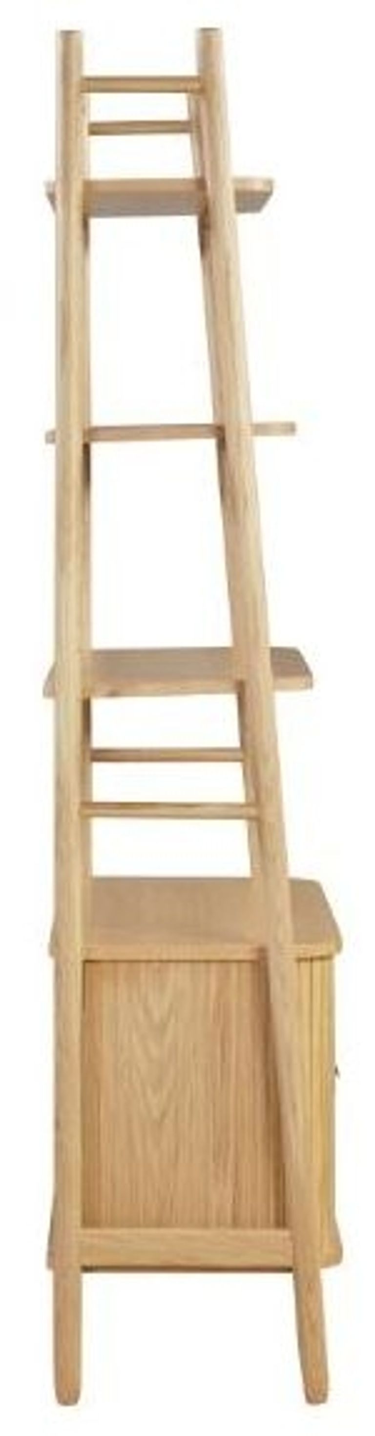 Vermont Oak Effect Bookcase - 2 Drawer