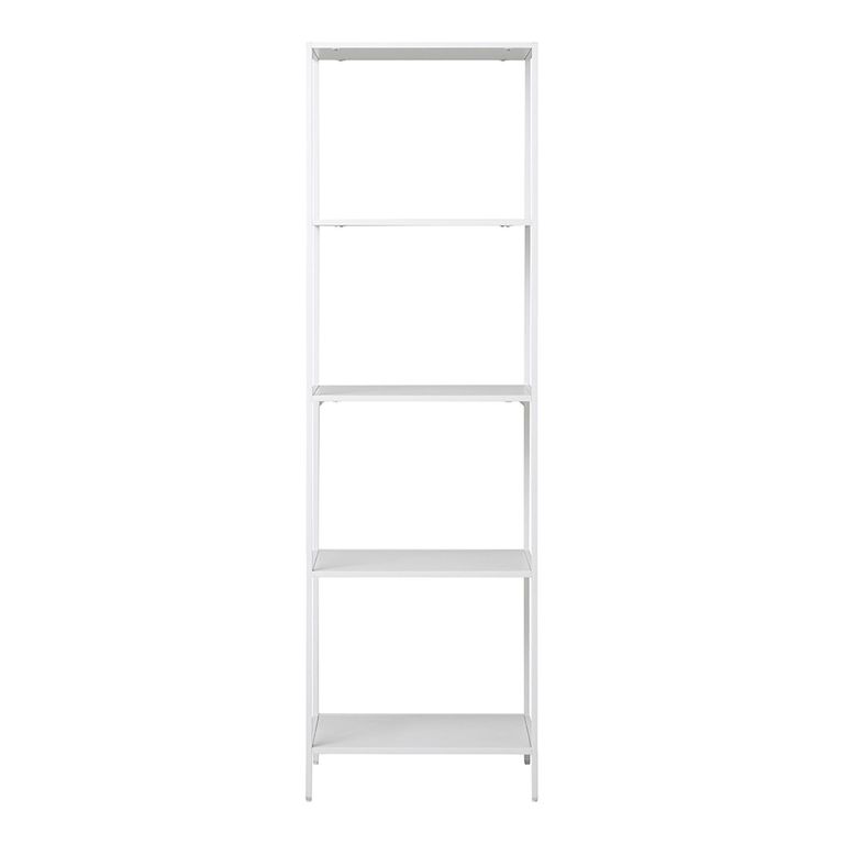 Vita Tall Open Shelving Unit - White Melamine