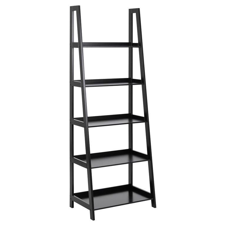 Wally Ladder Bookcase - Large - Black