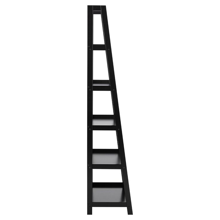 Wally Ladder Bookcase - Large - Black