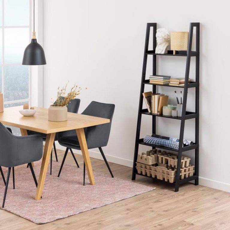 Wally Ladder Bookcase - Large - Black