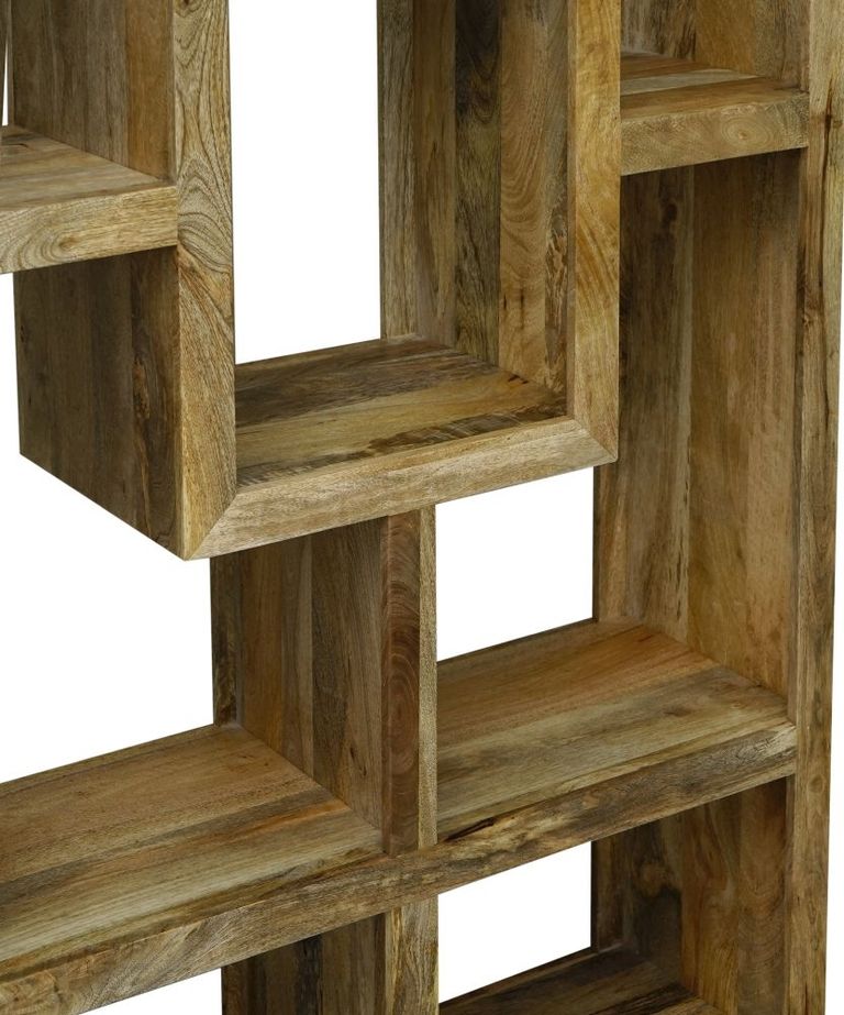 Yoga Dark Wood Multi Shelf Bookcase