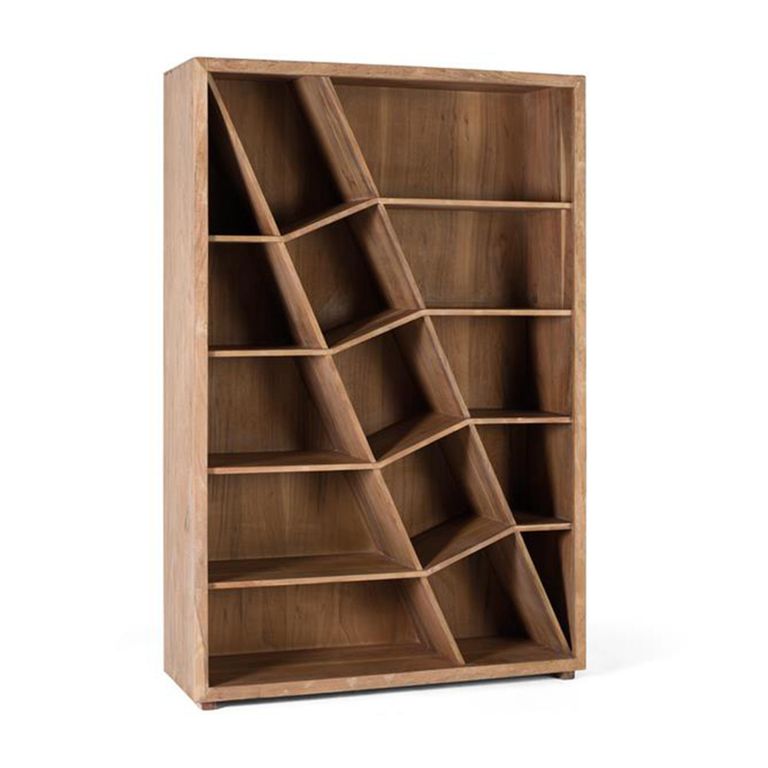 Zenda Bookcase - Solid Acacia Wood