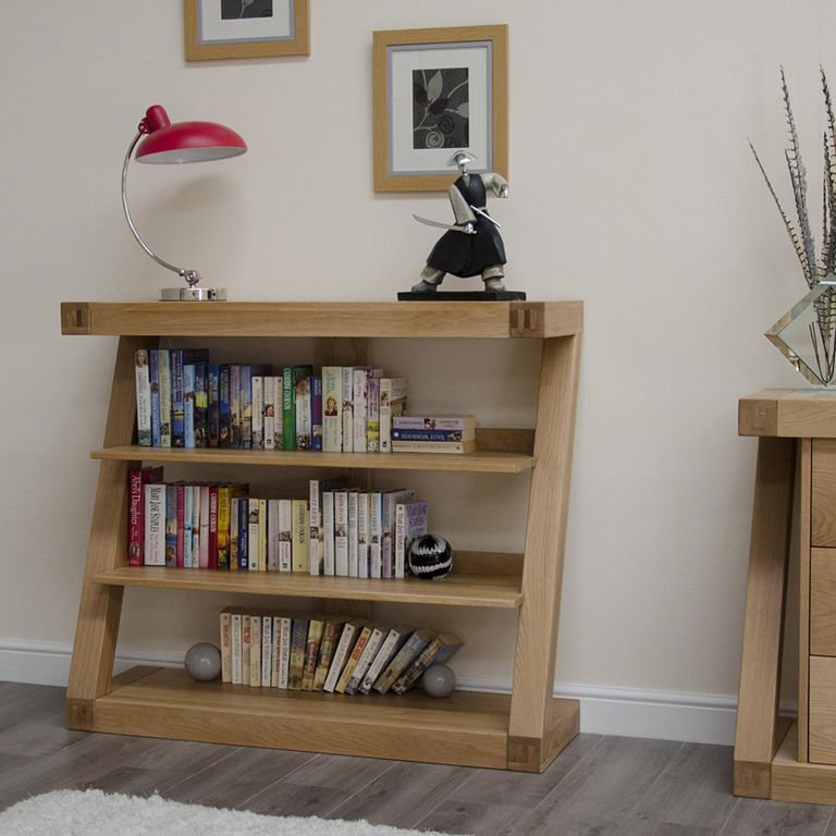 Z Designer Bookcase - Small - Oak
