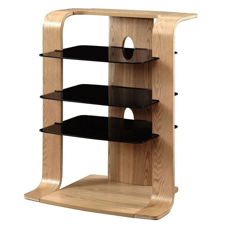 Curve Entertainment Unit - Oak - JF204