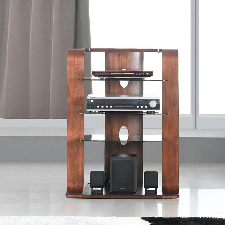 Curve Entertainment Unit - Walnut - JF204