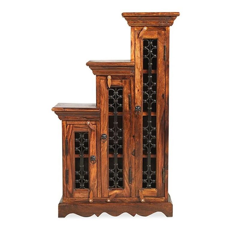 Indian Sheesham Highest Right CD Step Storage Unit