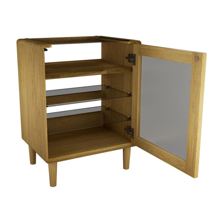 Scandic Hifi Unit - 1 Door - Oak