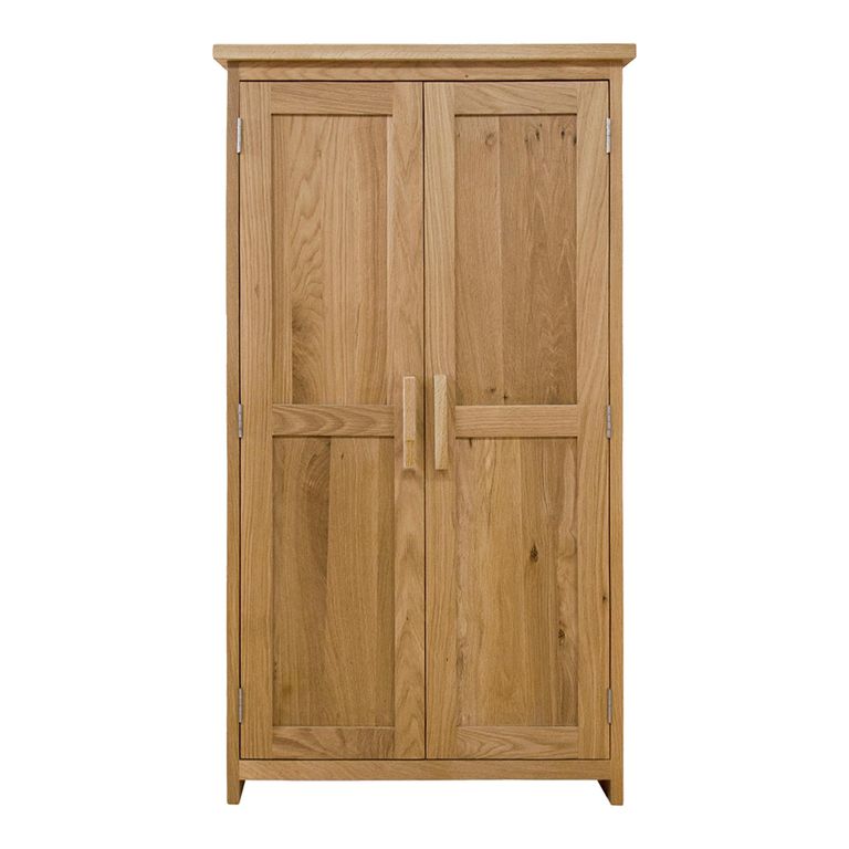 Opus CD and DVD Cupboard - 2 Door - Oak